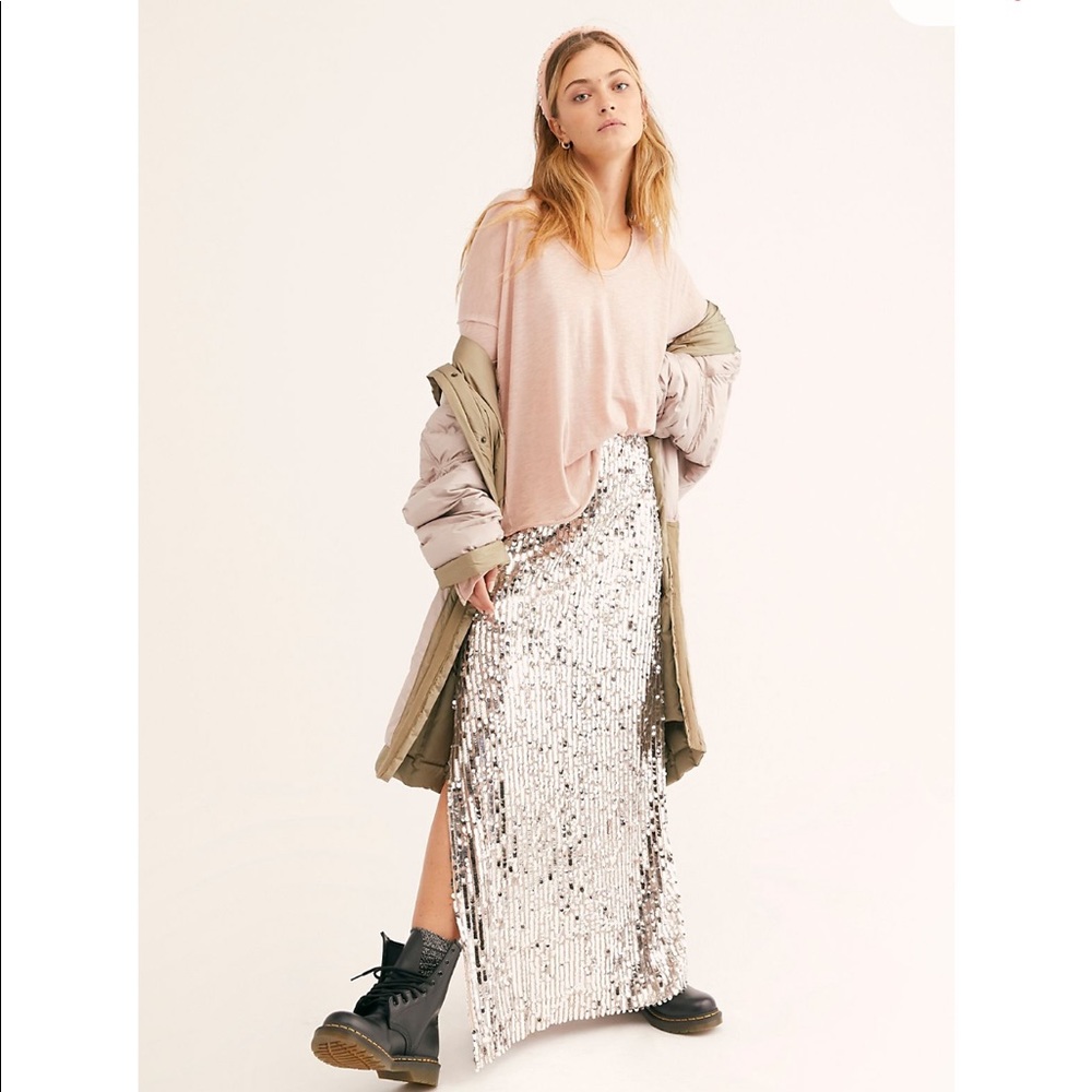Long sleeve free people tee